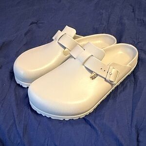 Birkenstock Men's gray Slip-On boston clogs EVA